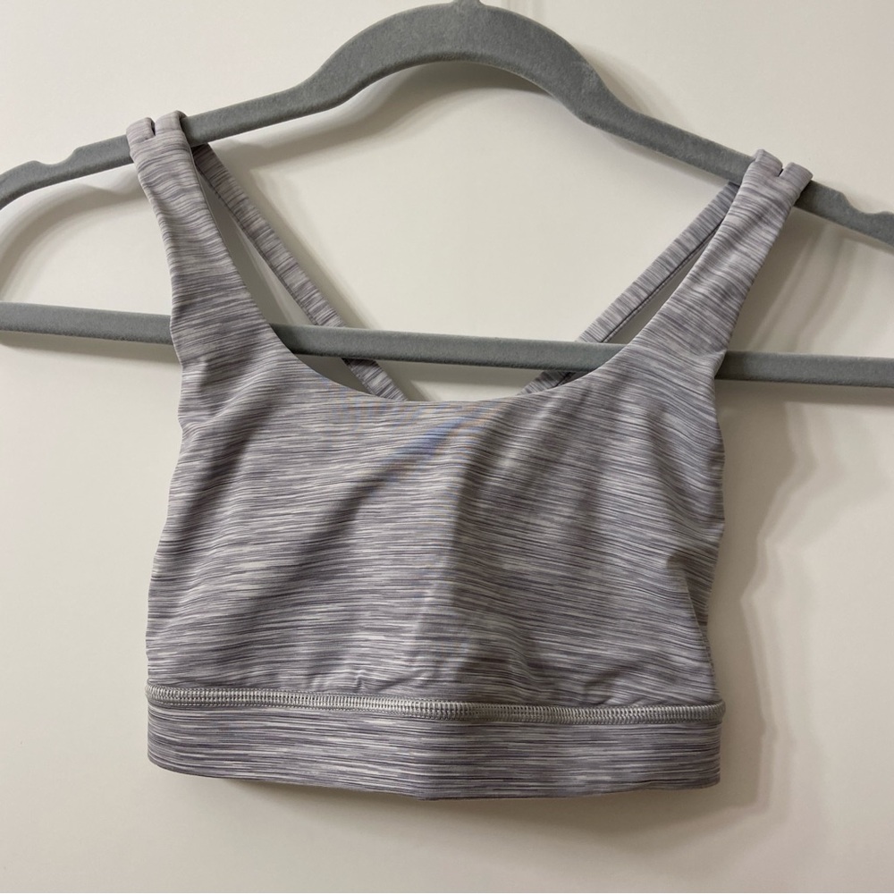 Lululemon Energy Grey Space Dye Sports Bra 2